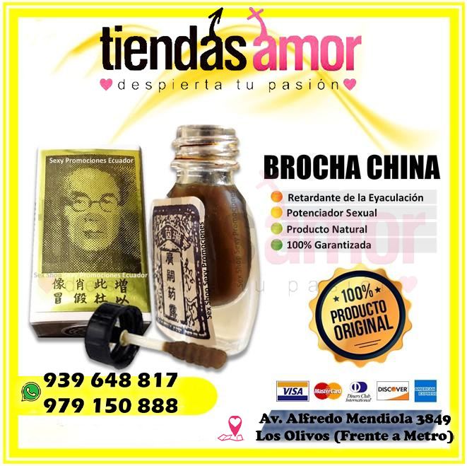 PODEROSA BROCHA CHINA RETARDANTE ORIGINAL 